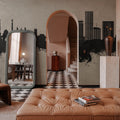 Kabul Afghanistan Skyline Concrete Mural Wallpaper - room preview 02