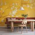 White Cherry Blossoms II Mural Wallpaper - room preview 02