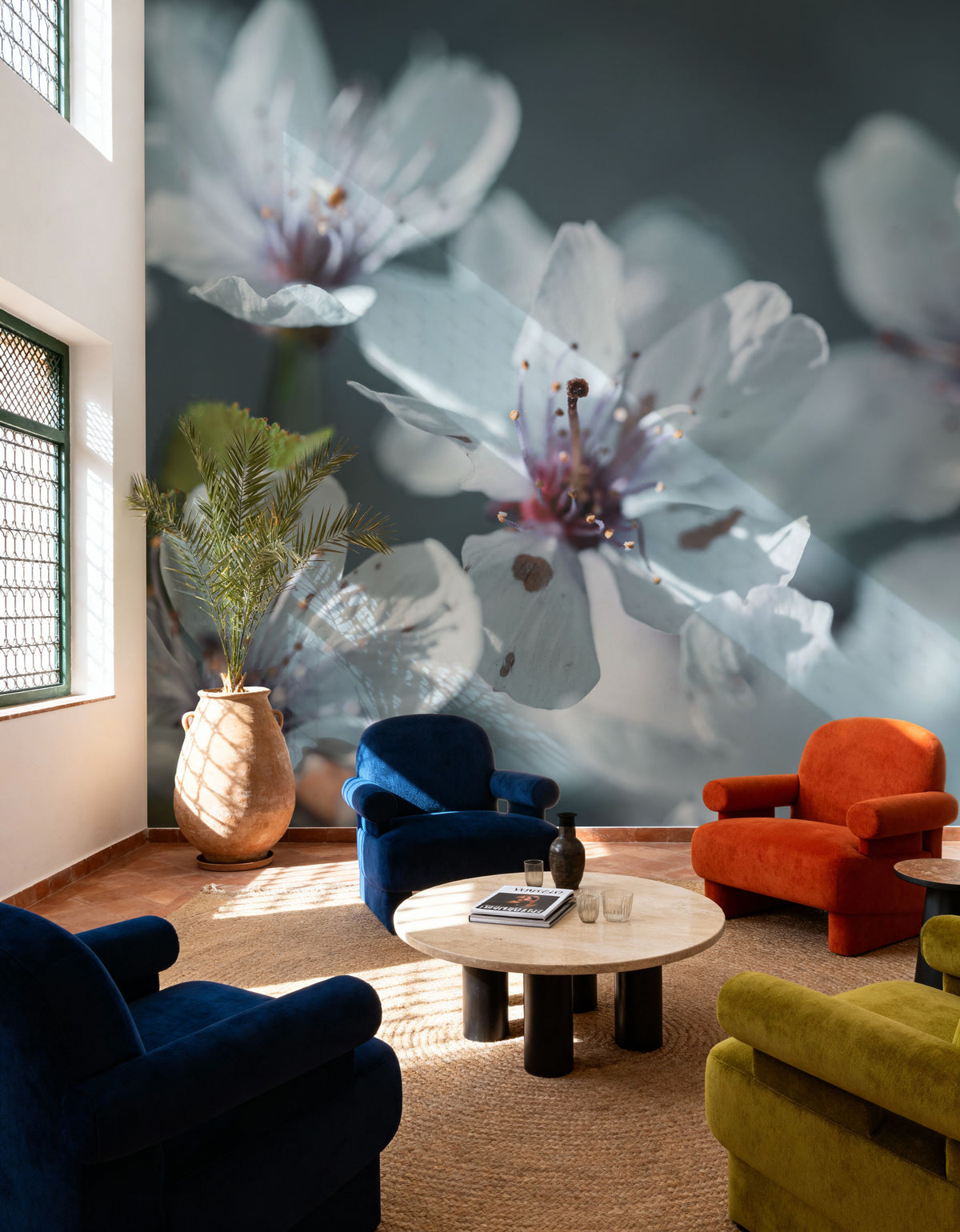 Blossom Reverie Mural Wallpaper - room preview 02