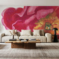 Floral Drama IX Mural Wallpaper - room preview 02