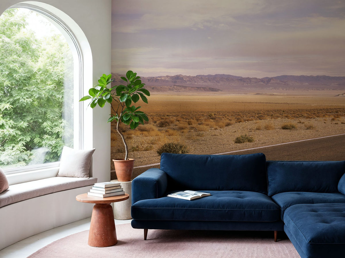 Desert Horizon Journey Mural Wallpaper - room preview 02