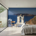 Oia Sunrise Mural Wallpaper - room preview 02