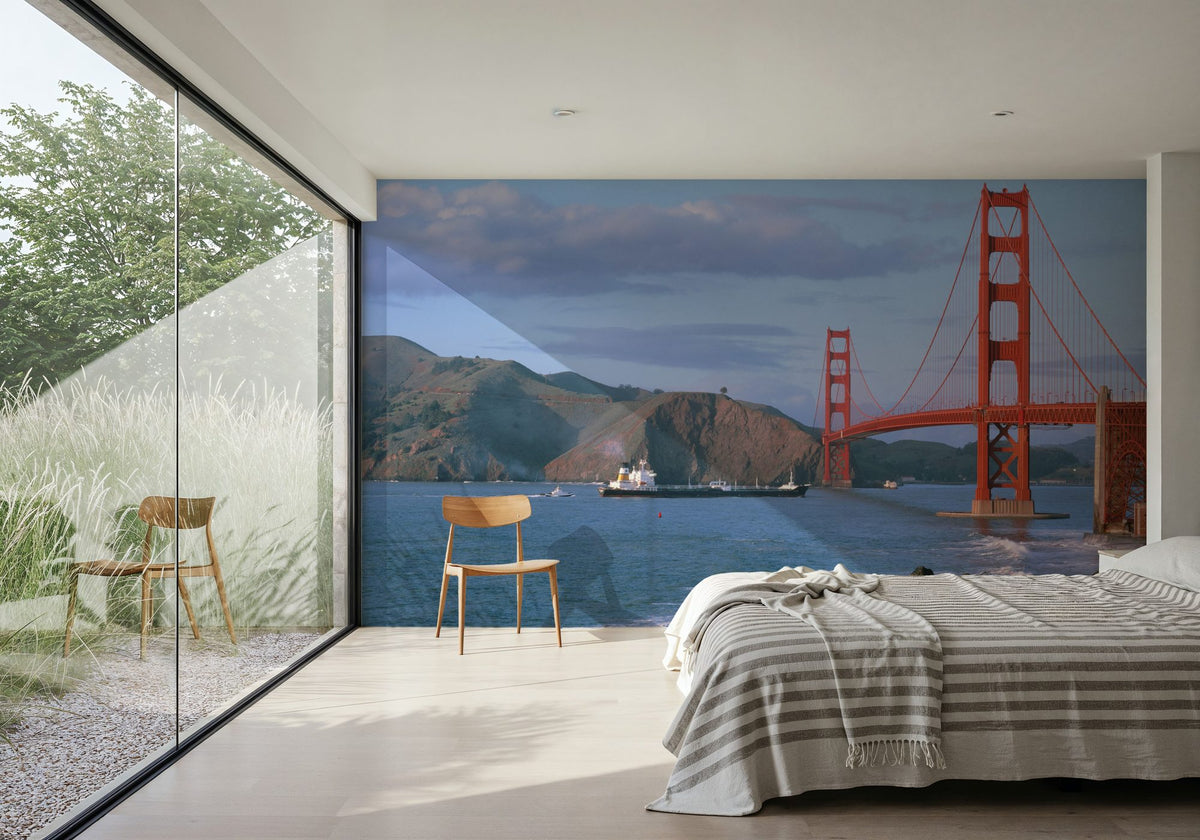 Bay Area Icon Mural Wallpaper - room preview 02