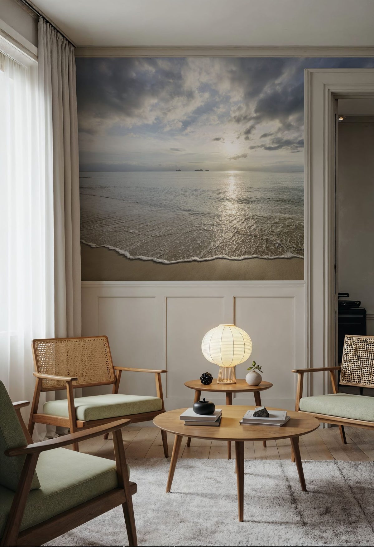 Tranquil Shore Mural Wallpaper - room preview 02
