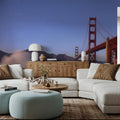 Golden Gate Foggy Morning Mural Wallpaper - room preview 02