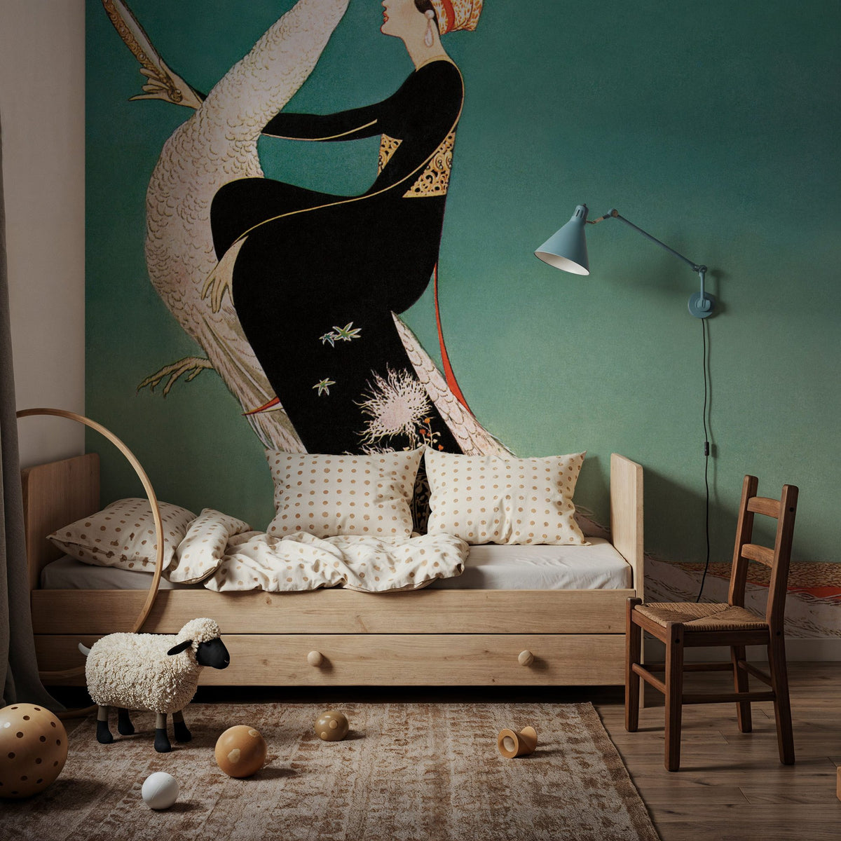 Vintage Fashion Cover II Mural Wallpaper - room preview 02