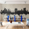 Scarborough England Skyline Concrete Mural Wallpaper - room preview 02
