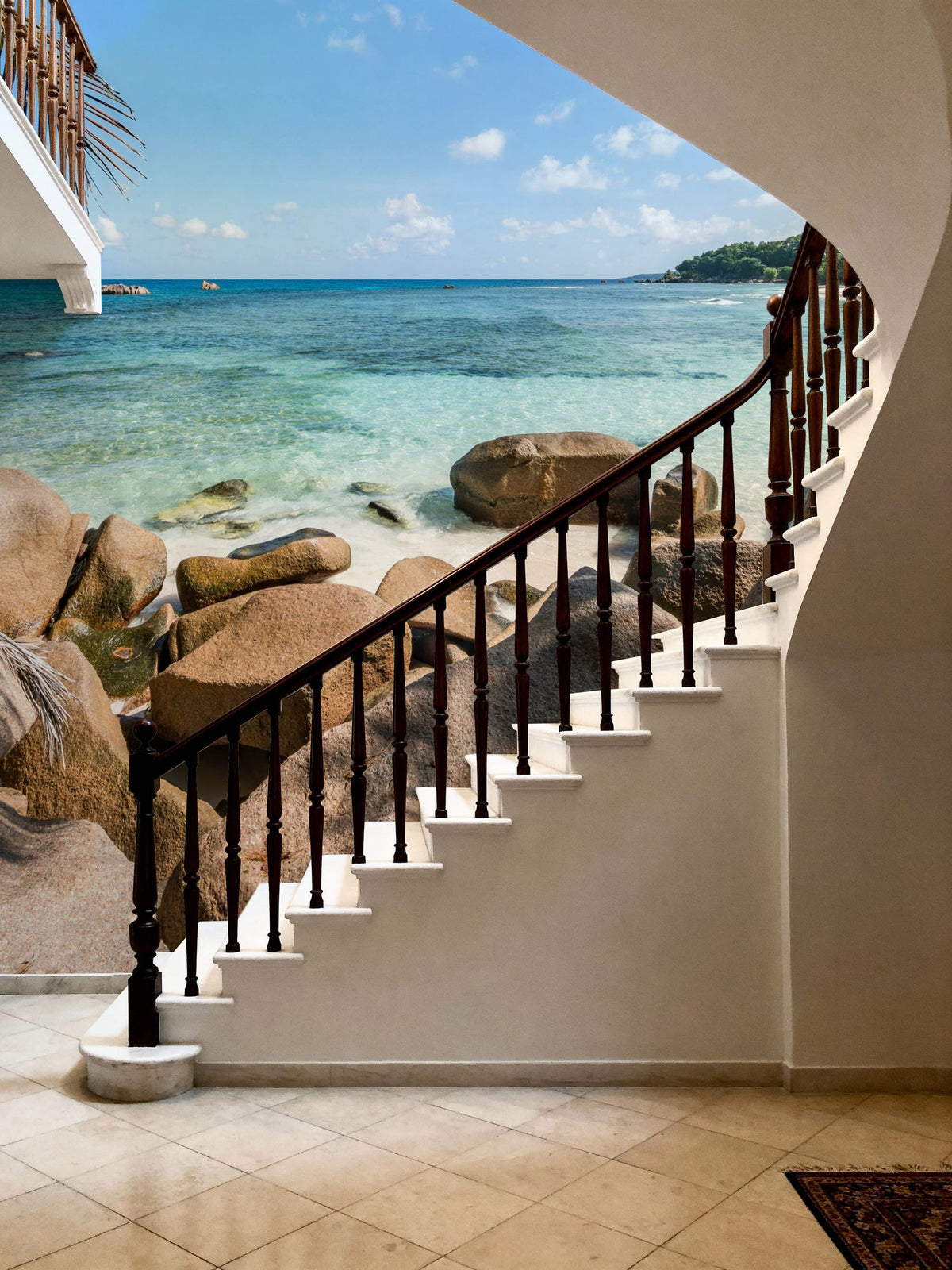 Beach Escape Mural Wallpaper - room preview 02