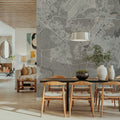 Virginia Beach Grey Mural Wallpaper - room preview 02