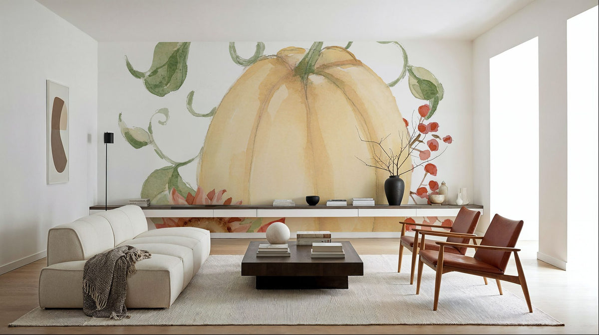 Fall Cottage Garden VI Mural Wallpaper - room preview 02