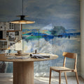 Periwinkle Sky Mural Wallpaper - room preview 02