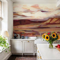 Mauve Mesa I Mural Wallpaper - room preview 02