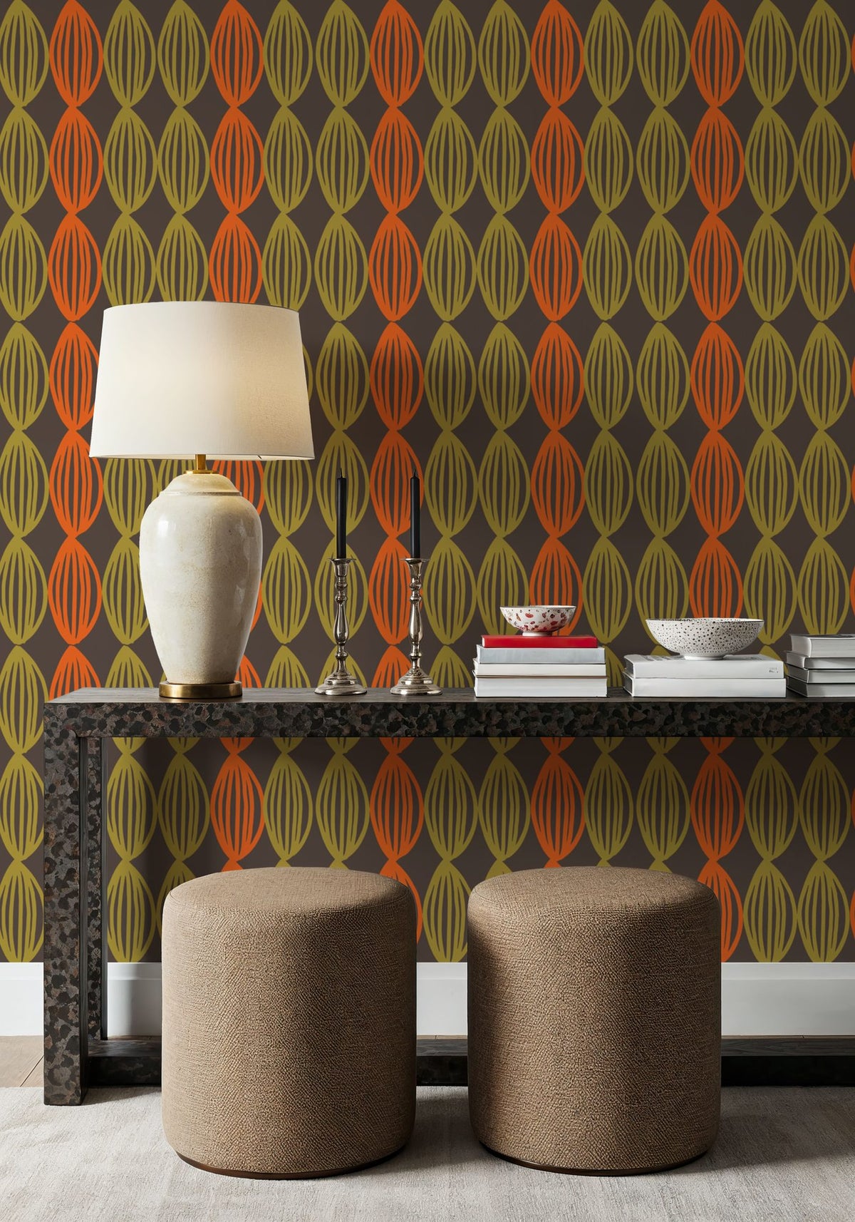 New Harvest Mural Wallpaper - room preview 02