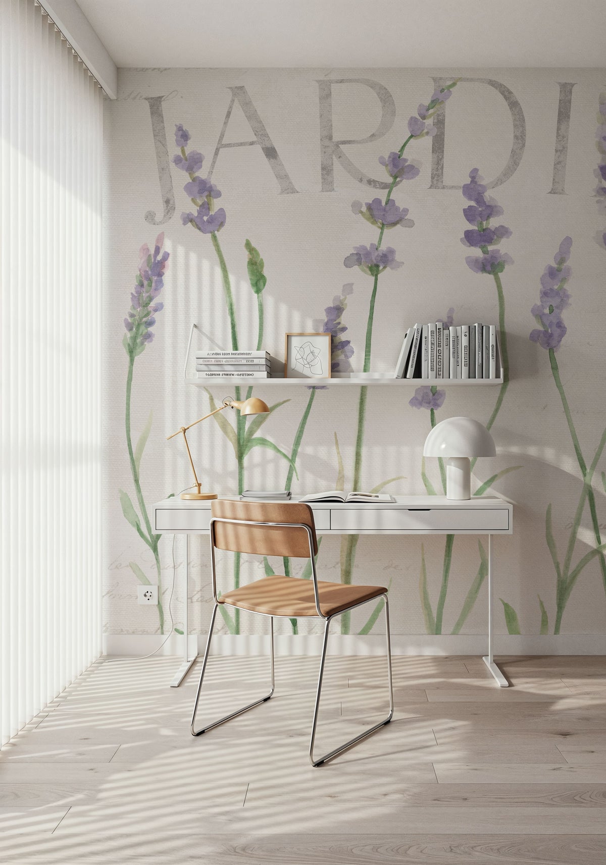 Lavender Fields III Mural Wallpaper - room preview 02