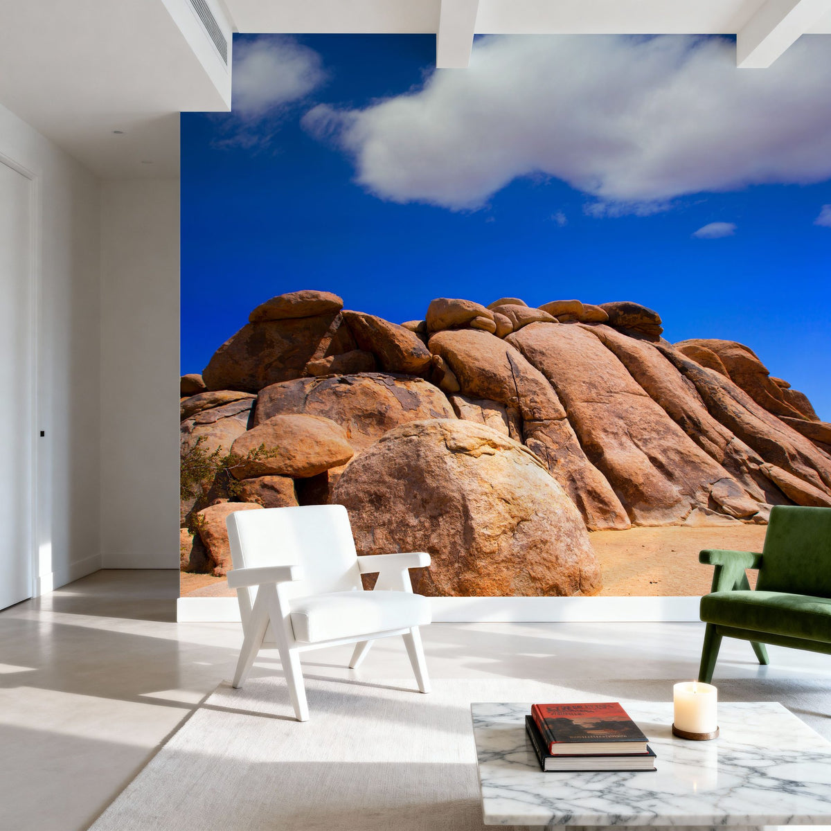 Joshua Tree Blue I Mural Wallpaper - room preview 02