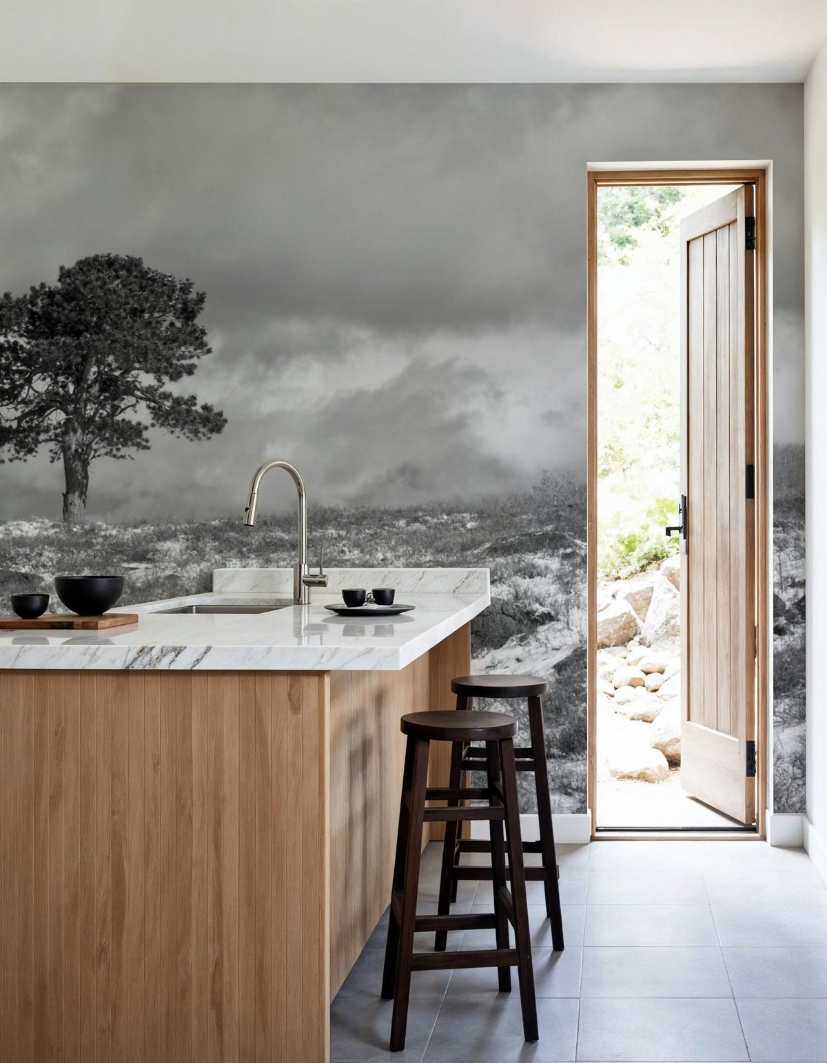 Winter Solitude Mural Wallpaper - room preview 02