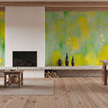 Mimosa Fields Mural Wallpaper - room preview 02