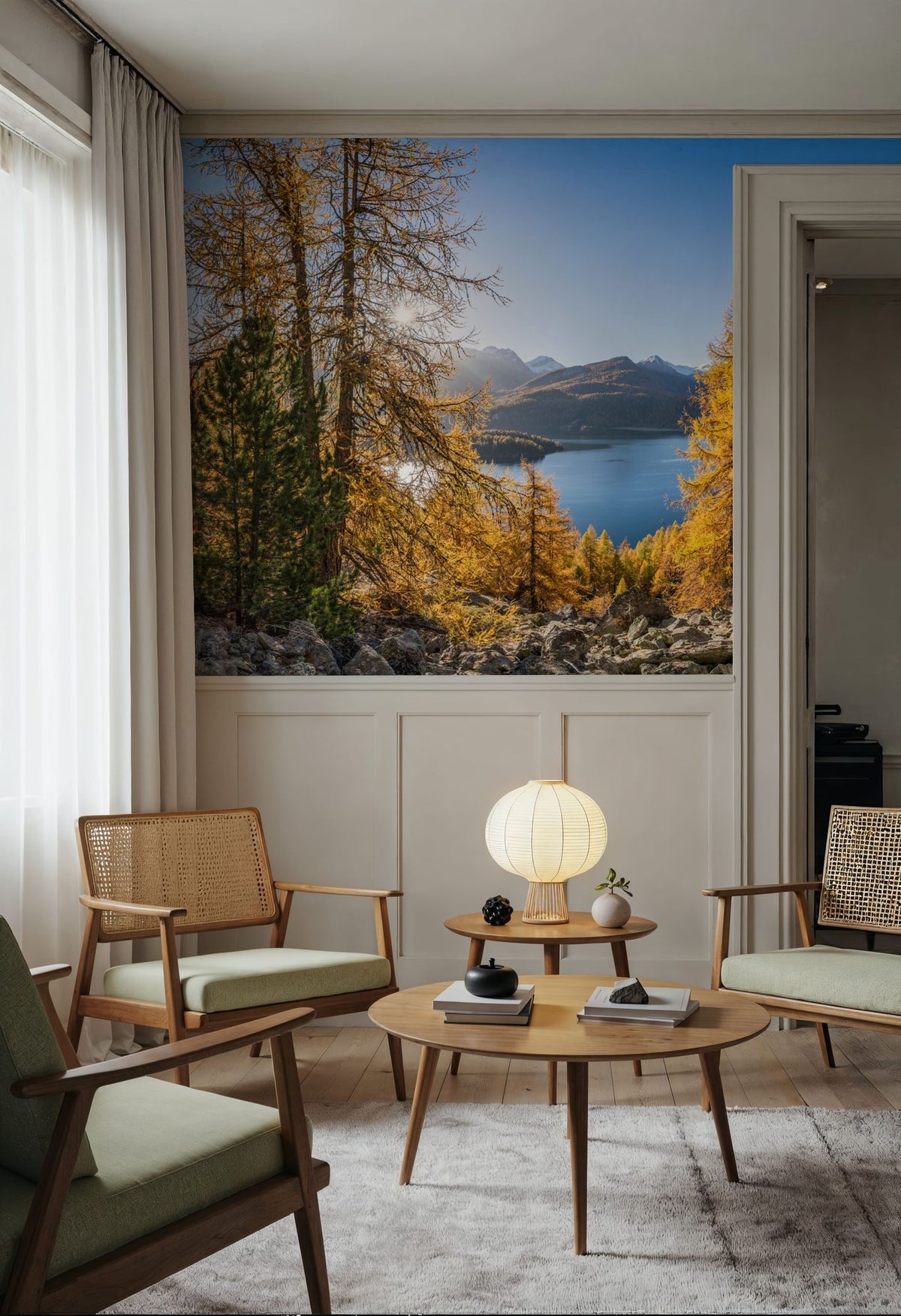 Silsersee Fall Mural Wallpaper - room preview 02