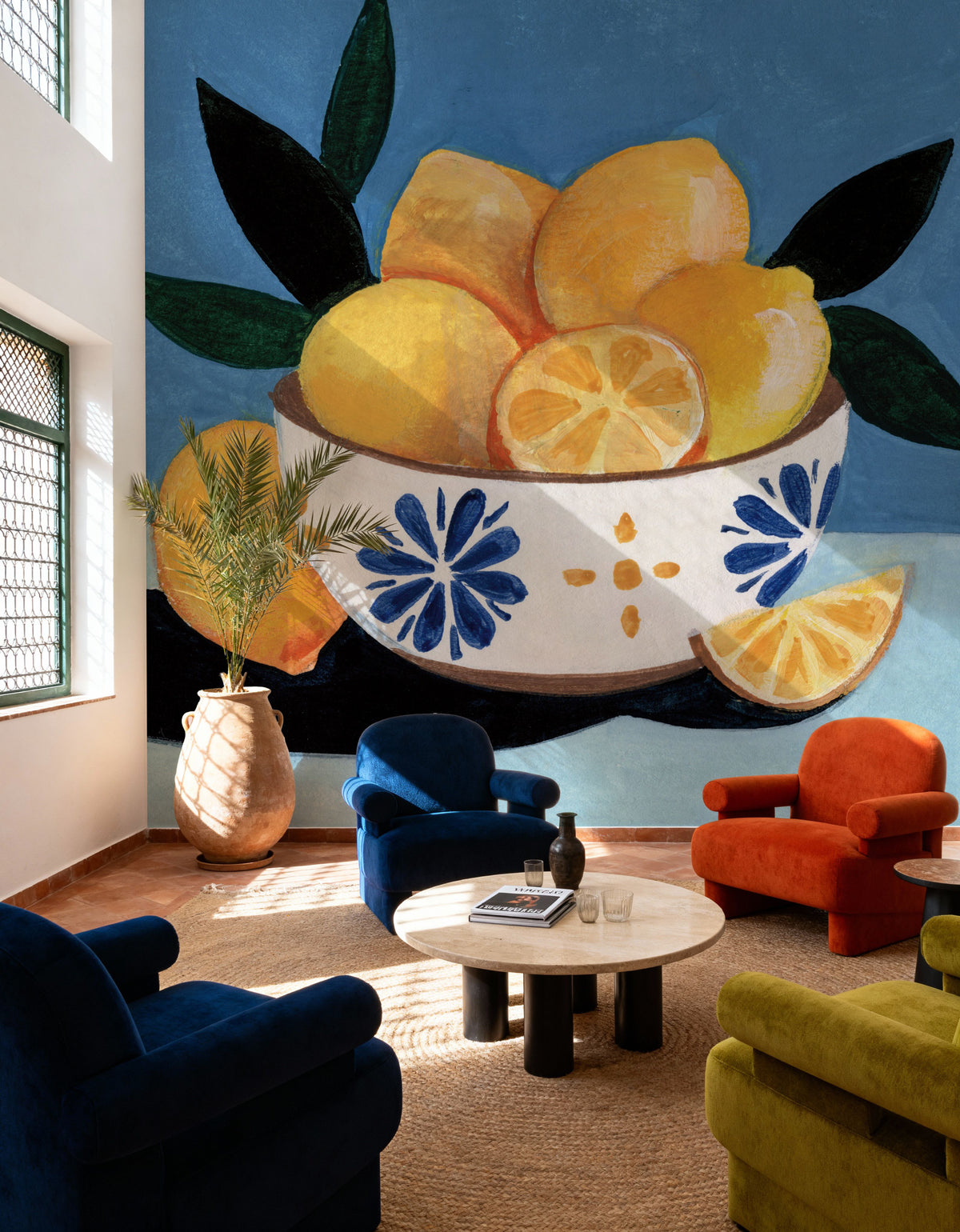 Lifes Bowl of Lemons Mural Wallpaper - room preview 02