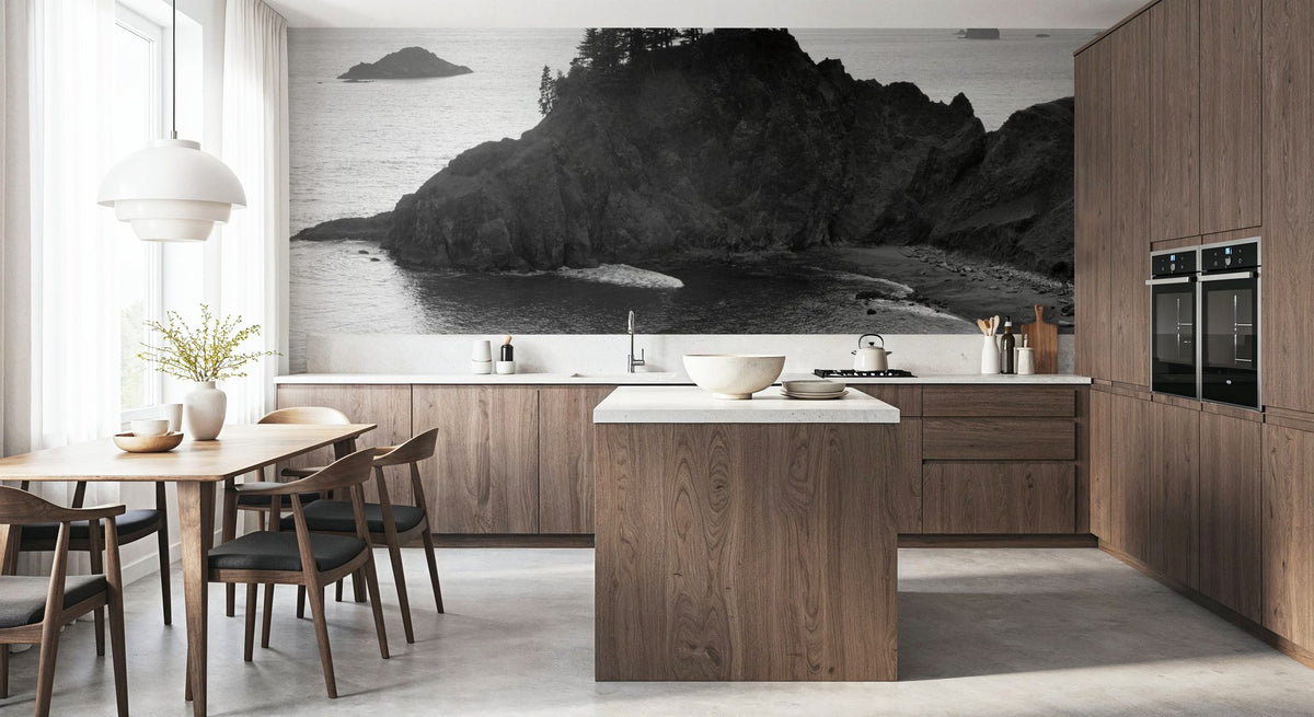 Sunset Over Oregon Coast Mural Wallpaper - room preview 02