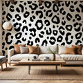 Wild Leopard Mural Wallpaper - room preview 02