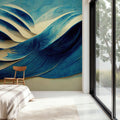 Tactile Waves Mural Wallpaper - room preview 02