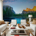 Merced River Mural Wallpaper - room preview 02