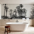 Les Palmiers Mural Wallpaper - room preview 02