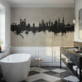 Lucerne Switzerland Luzern Skyline Concrete Mural Wallpaper - room preview 02