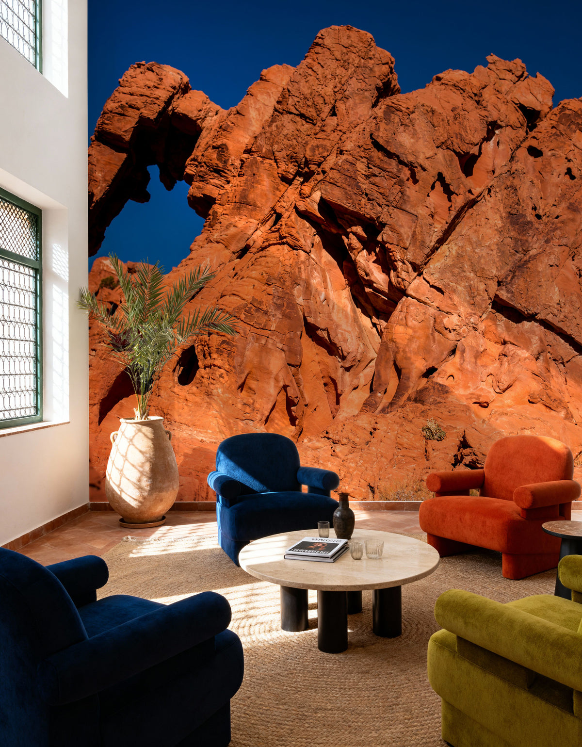 Elephant Rock Mural Wallpaper - room preview 02