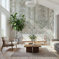 Plant Fantasy Ornament, Sage Mural Wallpaper - room preview 02