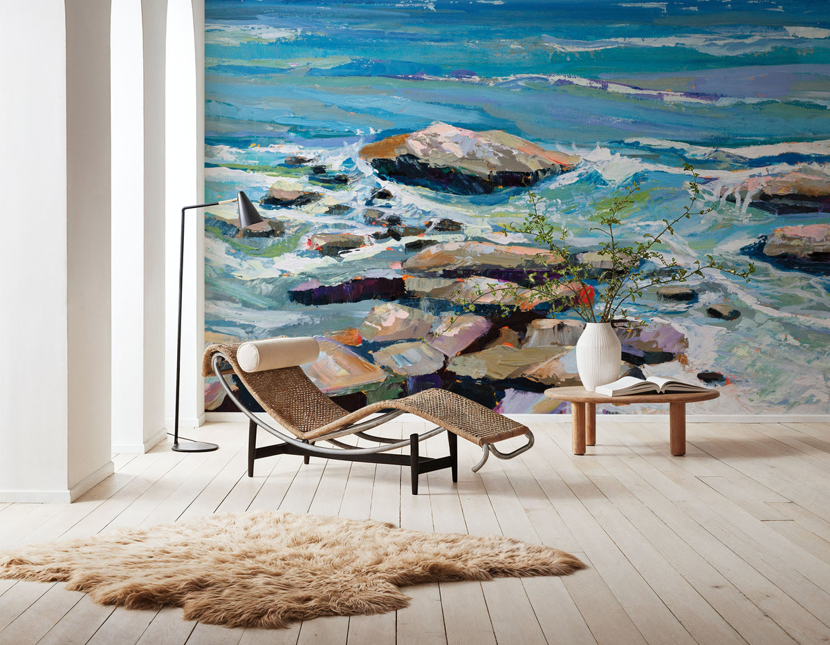 Stepping Stones Mural Wallpaper - room preview 02
