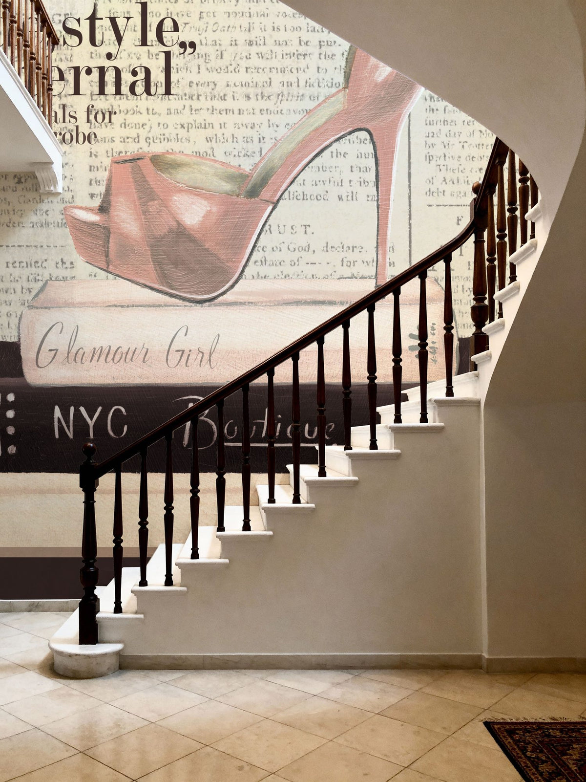 Fashion Magazine IV Cover Mural Wallpaper - room preview 02