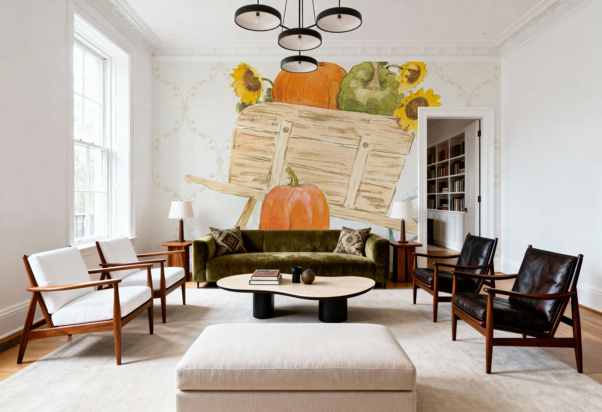 Harvest Wishes I Mural Wallpaper - room preview 02