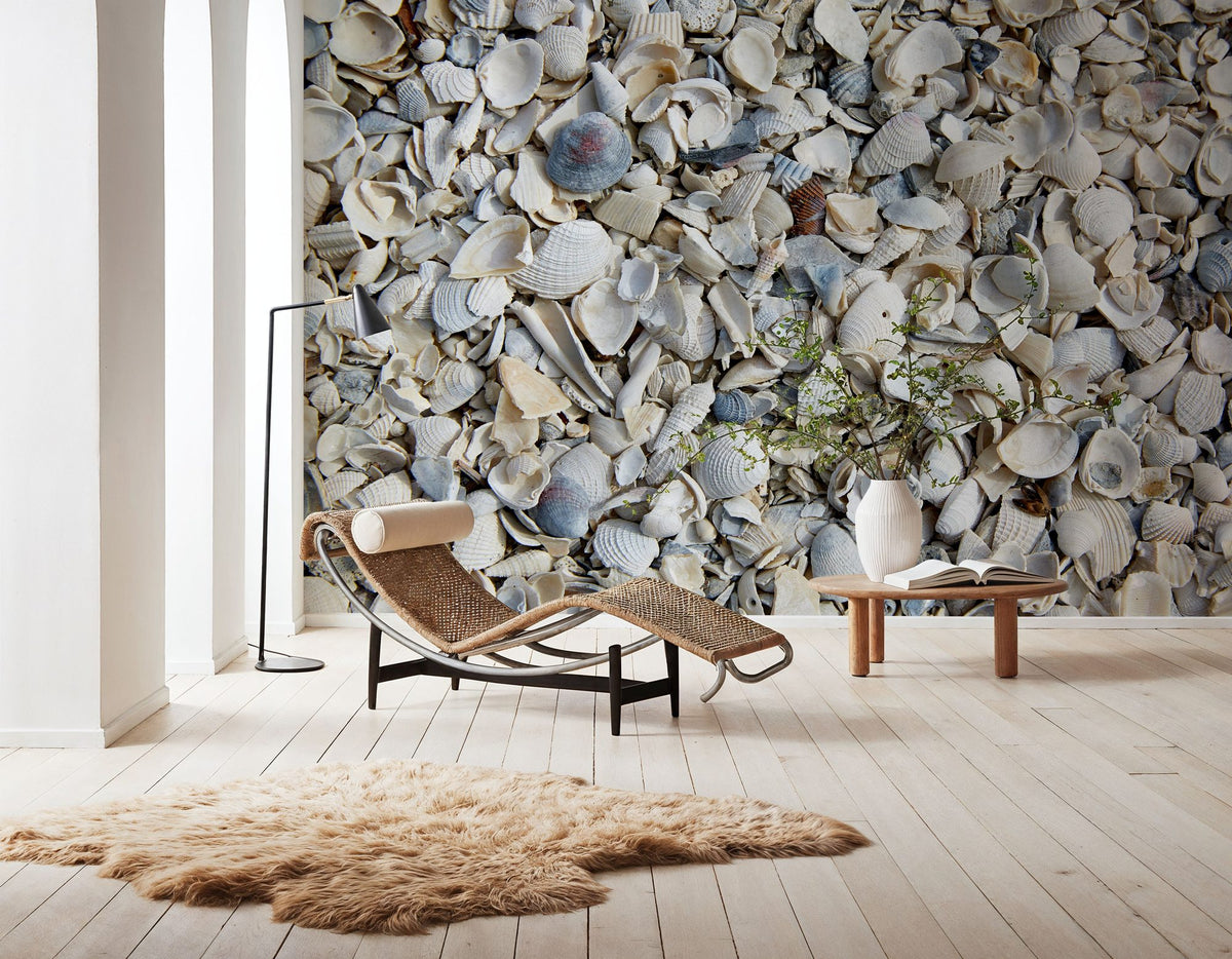 Fort Myers Sea Shells Mural Wallpaper - room preview 02