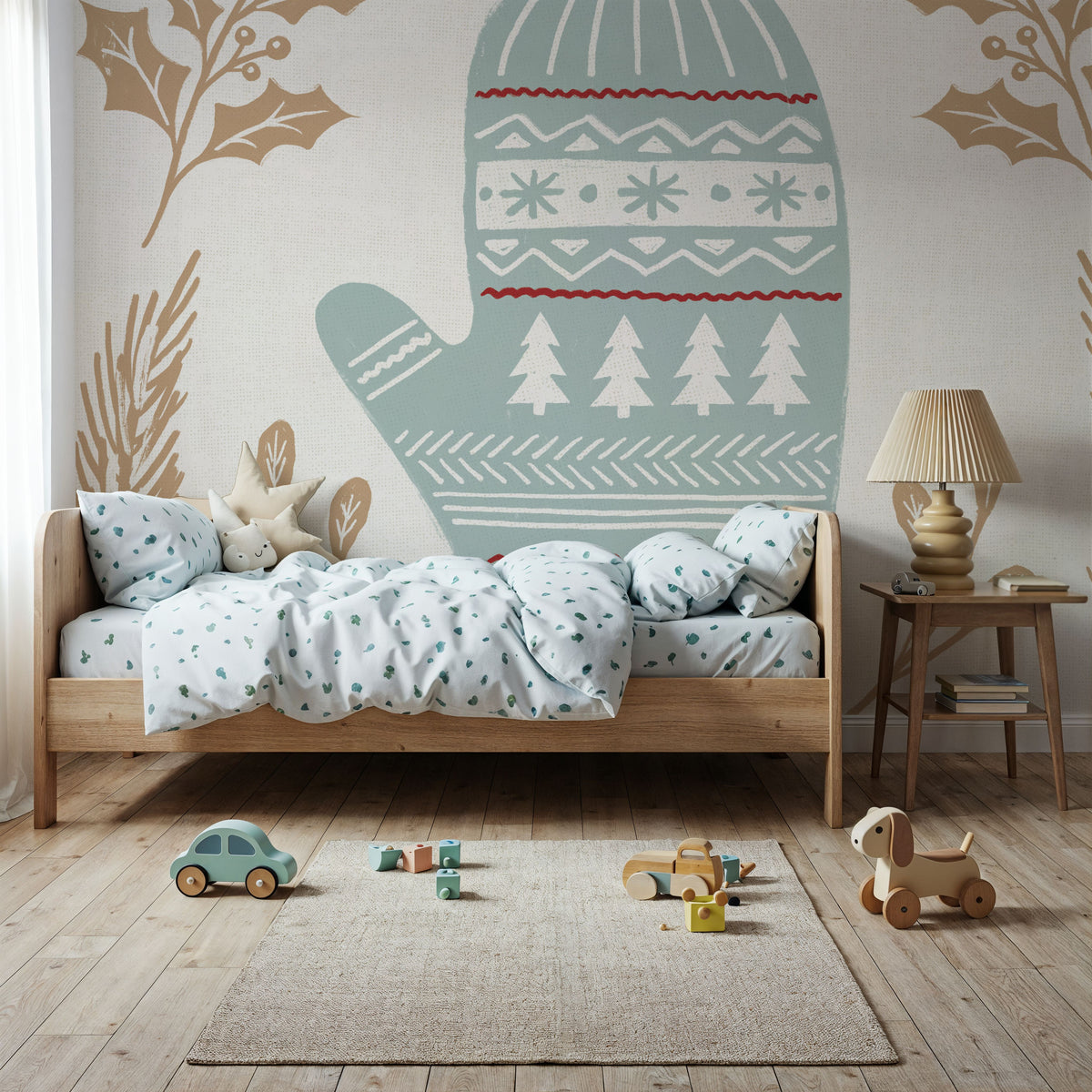 Holiday Form IV Color Mural Wallpaper - room preview 02