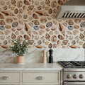 Beach Finds Mural Wallpaper - room preview 02
