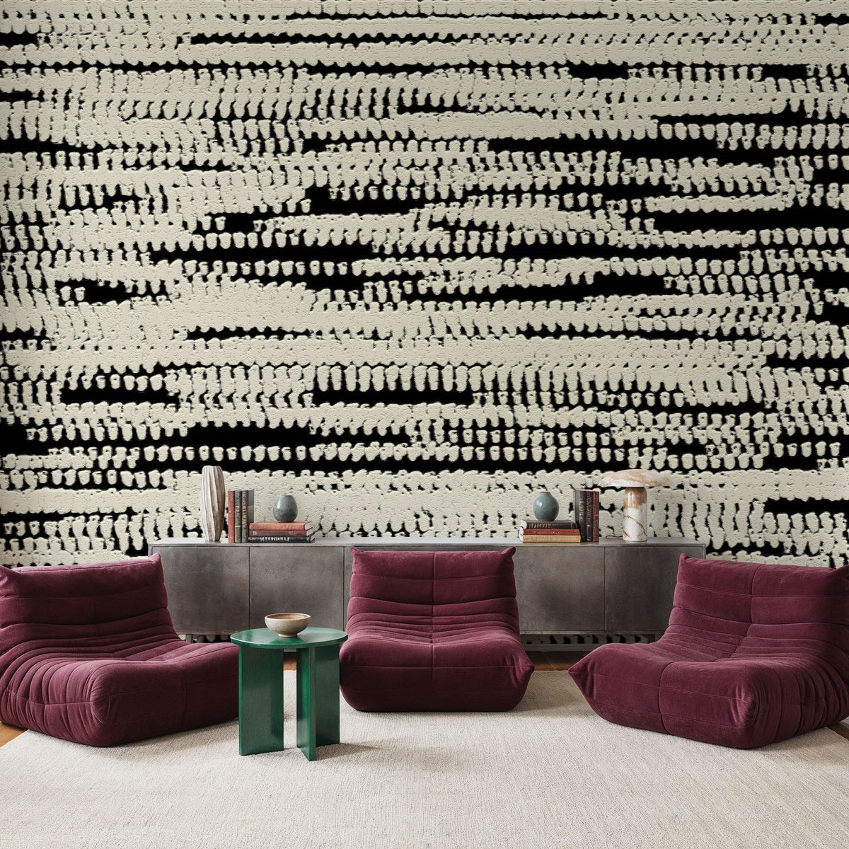 Texture Roll Mural Wallpaper - room preview 02