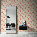 Flamingo Goals Yellow Mural Wallpaper - room preview 02