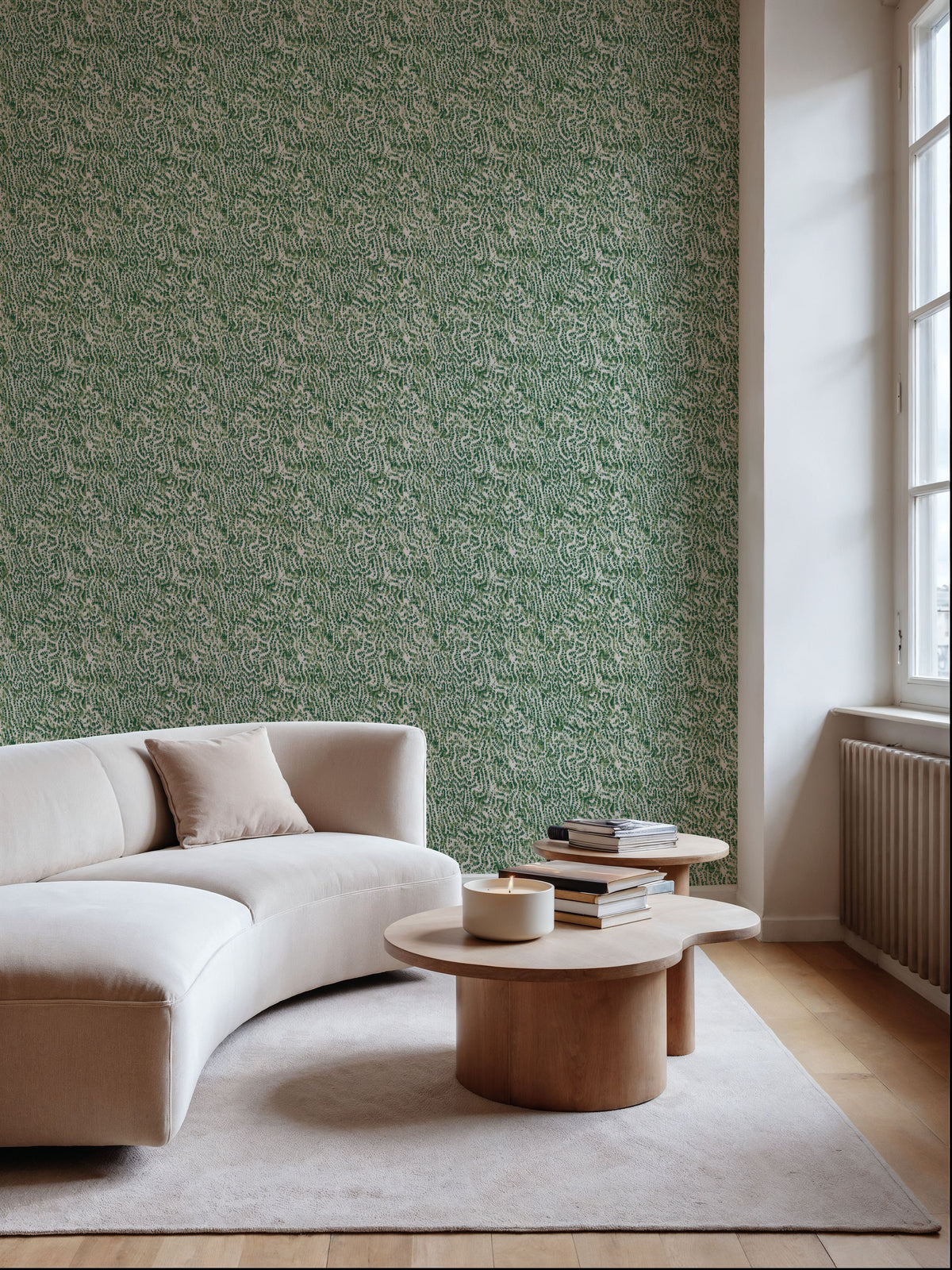 Cortex Pine Mural Wallpaper - room preview 02