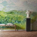 Green Wheat Fields, Auvers Mural Wallpaper - room preview 02