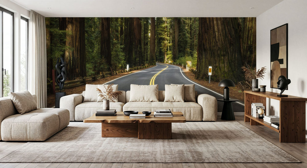 Redwood Odyssey Mural Wallpaper - room preview 02