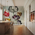 Temple of Flora Tulips Mural Wallpaper - room preview 02