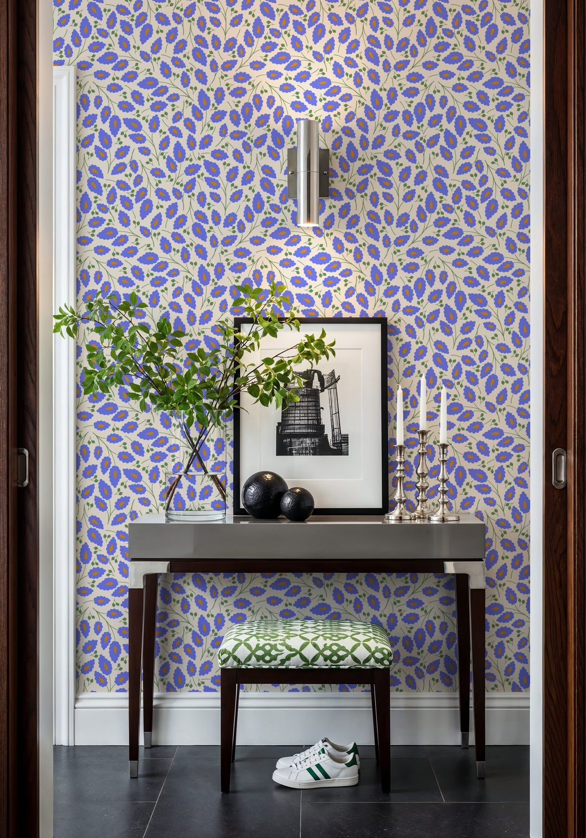 Henri's Foliage Mural Wallpaper - room preview 02