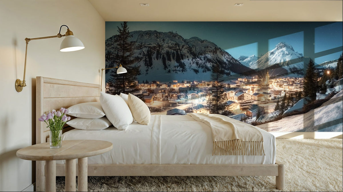 Winter Wonderland Mural Wallpaper - room preview 02