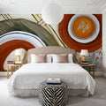 Fall Bisque Mural Wallpaper - room preview 02