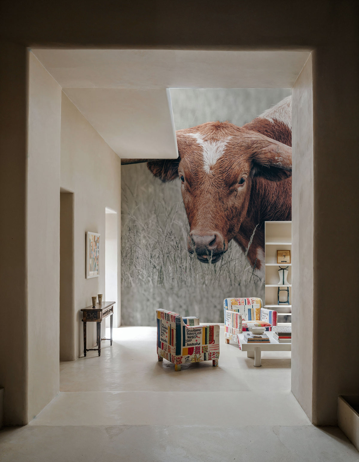 Rainy Pasture I Mural Wallpaper - room preview 02