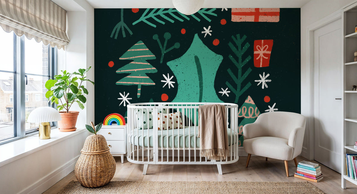 Warm Wishes II Mural Wallpaper - room preview 02