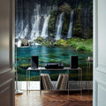 Shiraito Falls Mural Wallpaper - room preview 02