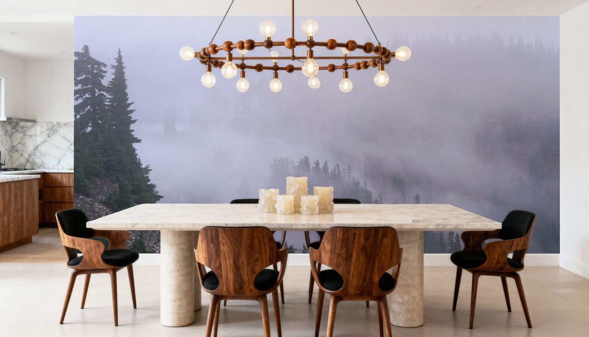 Fog Cascade Mural Wallpaper - room preview 02